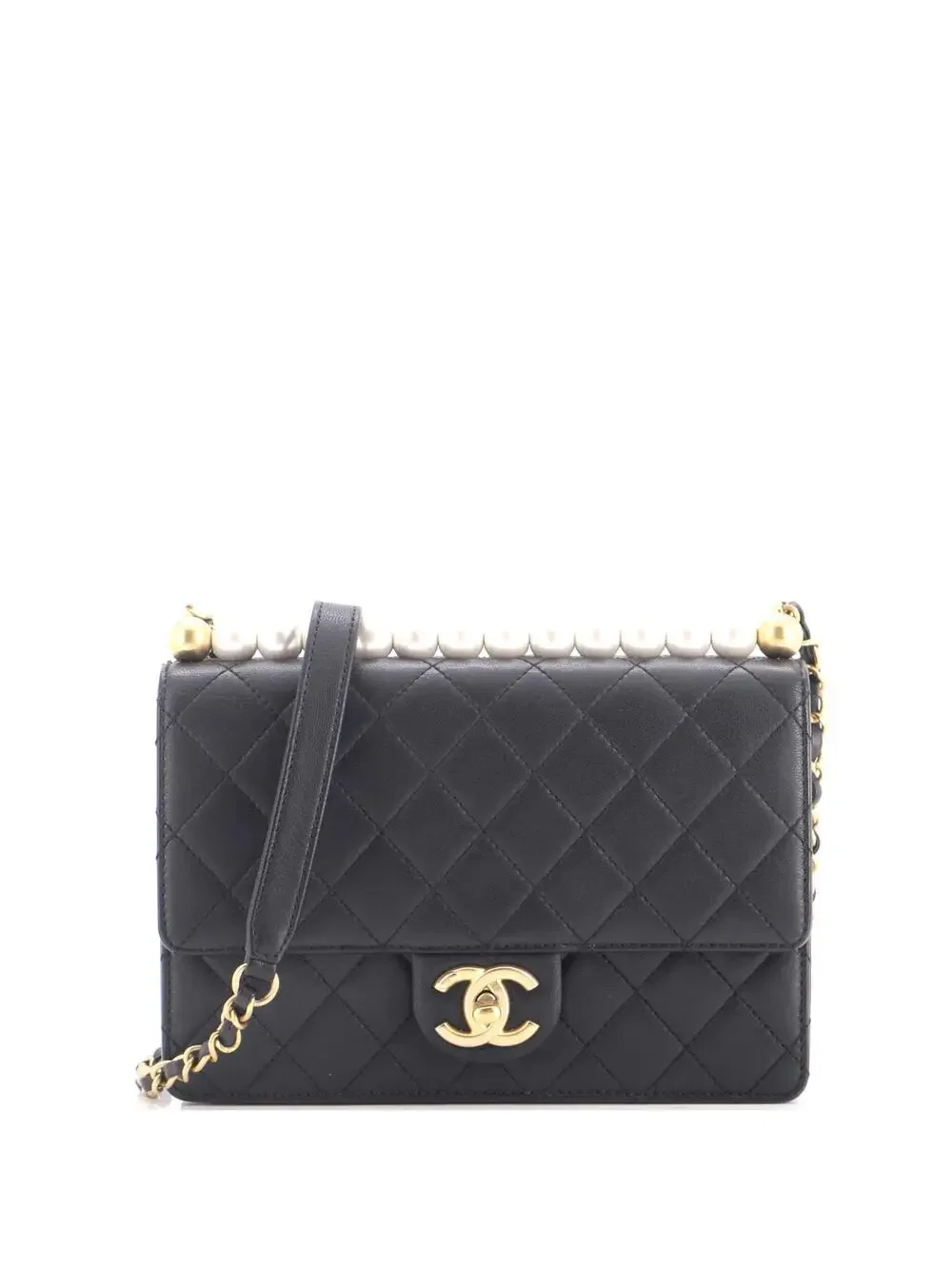 Chanel Chic Pearls Flap Bag Quilted #343123C44B